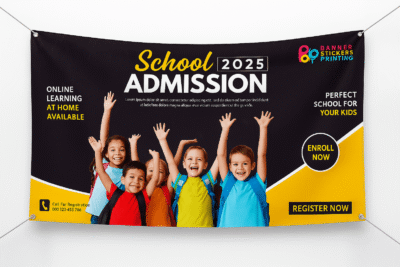 Banner stickers printing - vinyl banner 3