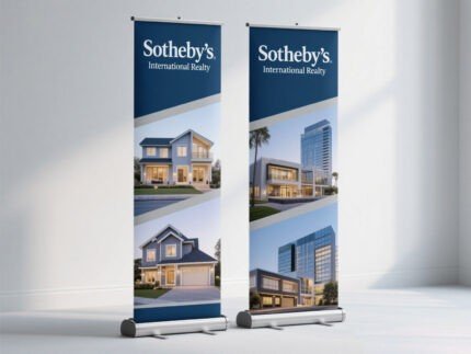 Rollup stands - Banner stickers printing