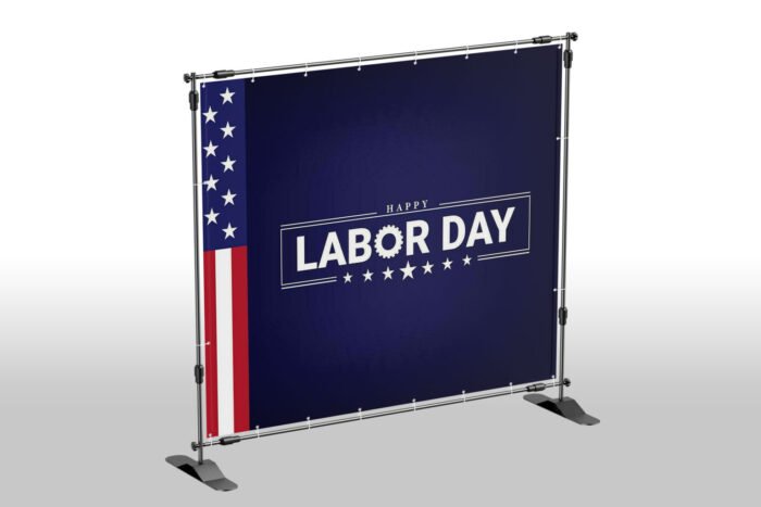 Backdrop stand - Banner stickers printing