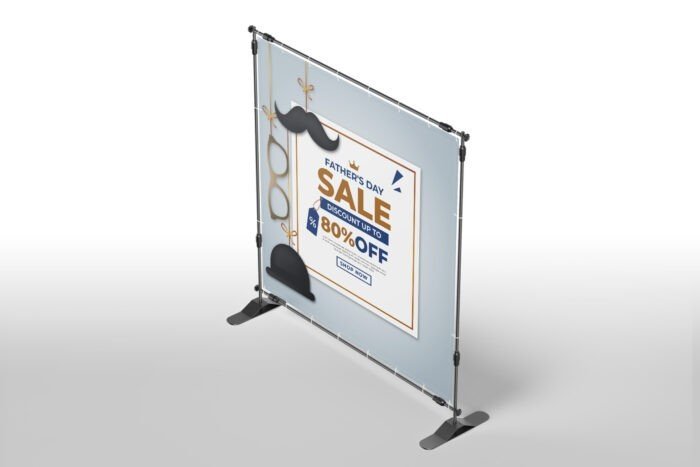Backdrop stand - Banner stickers printing