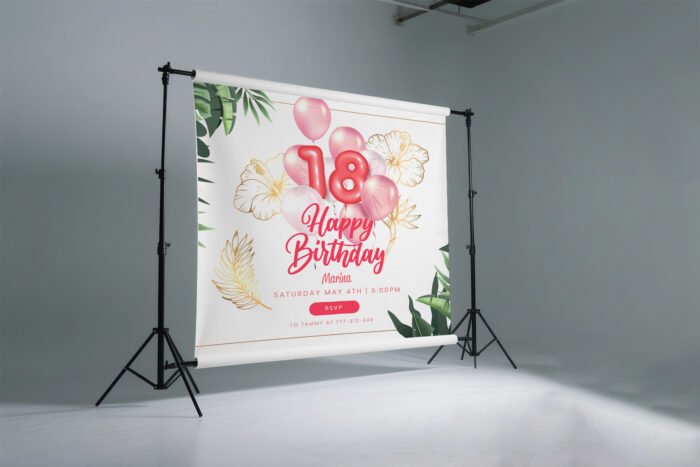 Step and Repeat Backdrop