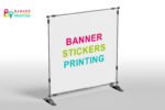 Backdrop stand - Banner stickers printing
