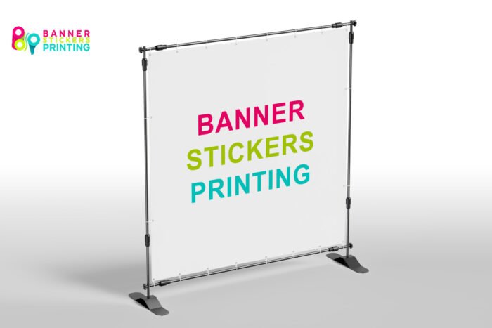 Backdrop stand - Banner stickers printing