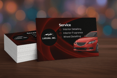 Banner stickers printing-business card 9