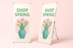X Stand - banner stickers printing