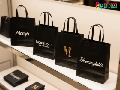 Luxury shopping bags - banner stickers printing