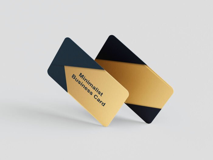 Minimalist Round Corner Business Cards