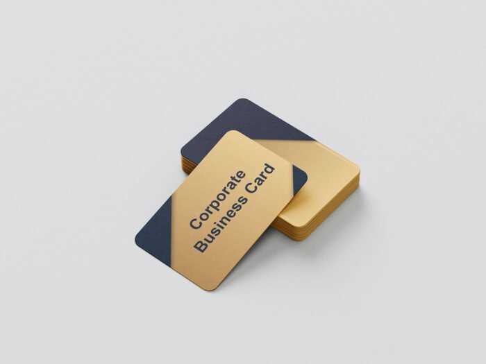 Minimalist Round Corner Business Cards