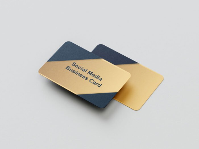 Minimalist Round Corner Business Cards