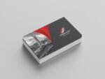 Modern Minimalist Round Corner Business Cards