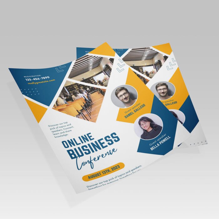 Custom event flyers - banner stickers printing