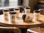 coffee cup - banner sticker printing