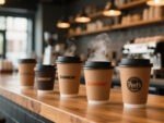 coffee cup - banner sticker printing