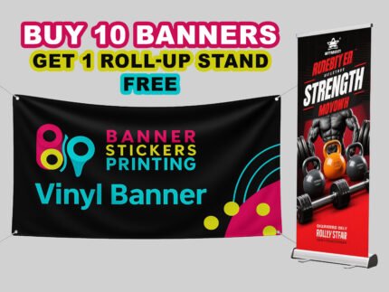 Vinyl banners daily deals - Banner stickers printing
