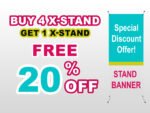x stand banner