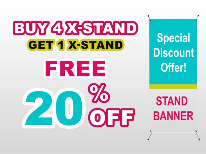 x stand banner