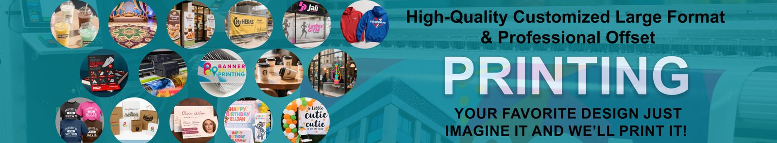 Banner stickers custom printing services