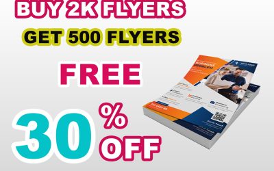 Buy 2000 Flyers & Get 500 Flyers