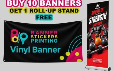 Vinyl banners daily deals - Banner stickers printing