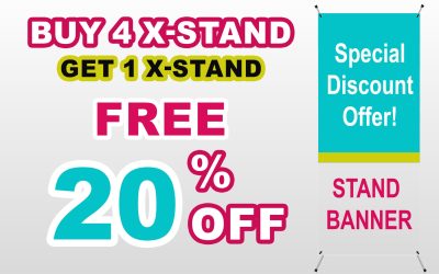 x stand banner